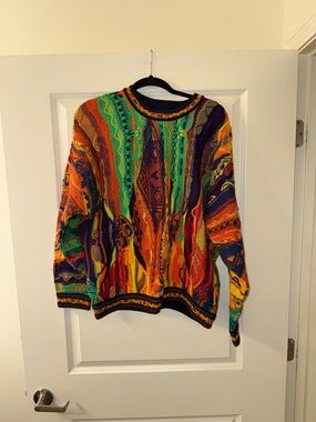 COOGI AUSTRALIA 100% Mercerised Cotton Vintage Men’s Sweater Like New Condition!